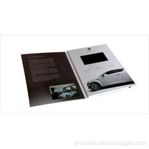 Advertising video brochure card for greeting , lcd video ma